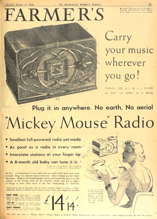 Period advertisement for Astor EC